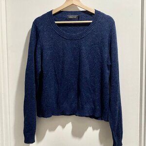 10)Peruvian Conn. Quiet Luxury Minimalist Preppy Crop Peru Alpaca Sweater XL